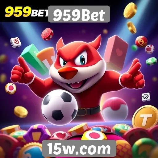 Variedade de jogos disponíveis no 959Bet
